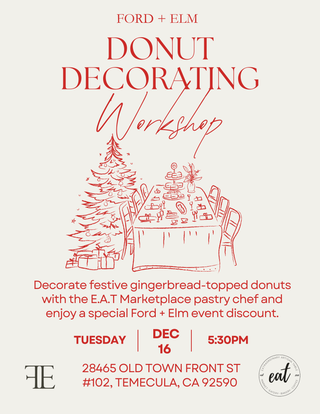 Donut Decorating Workshop - 12/16 5:30pm