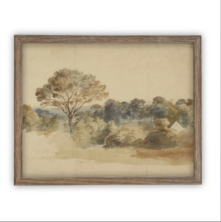 Neutral Landscape Canvas Art 11X14