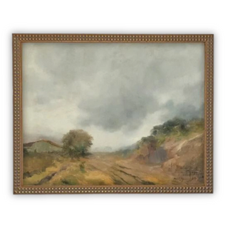 Cloudy Landscape Framed Print 11X14
