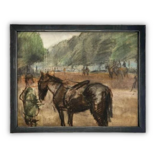 Horse and Rider Framed Print 12 x 16