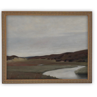 River Landscape Framed Art 12X16