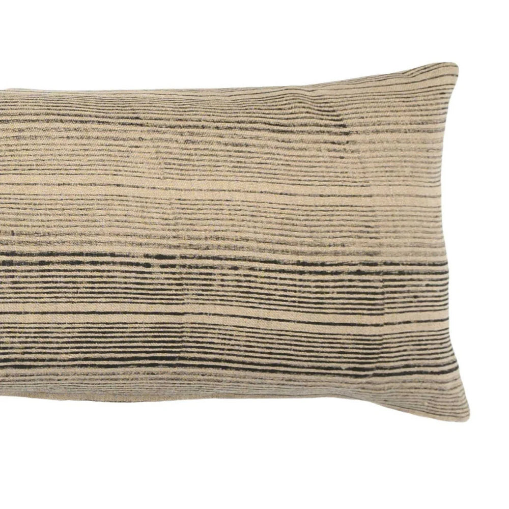 Pillow - Stripes Shades of Noir - 14X20 - FORD + ELM