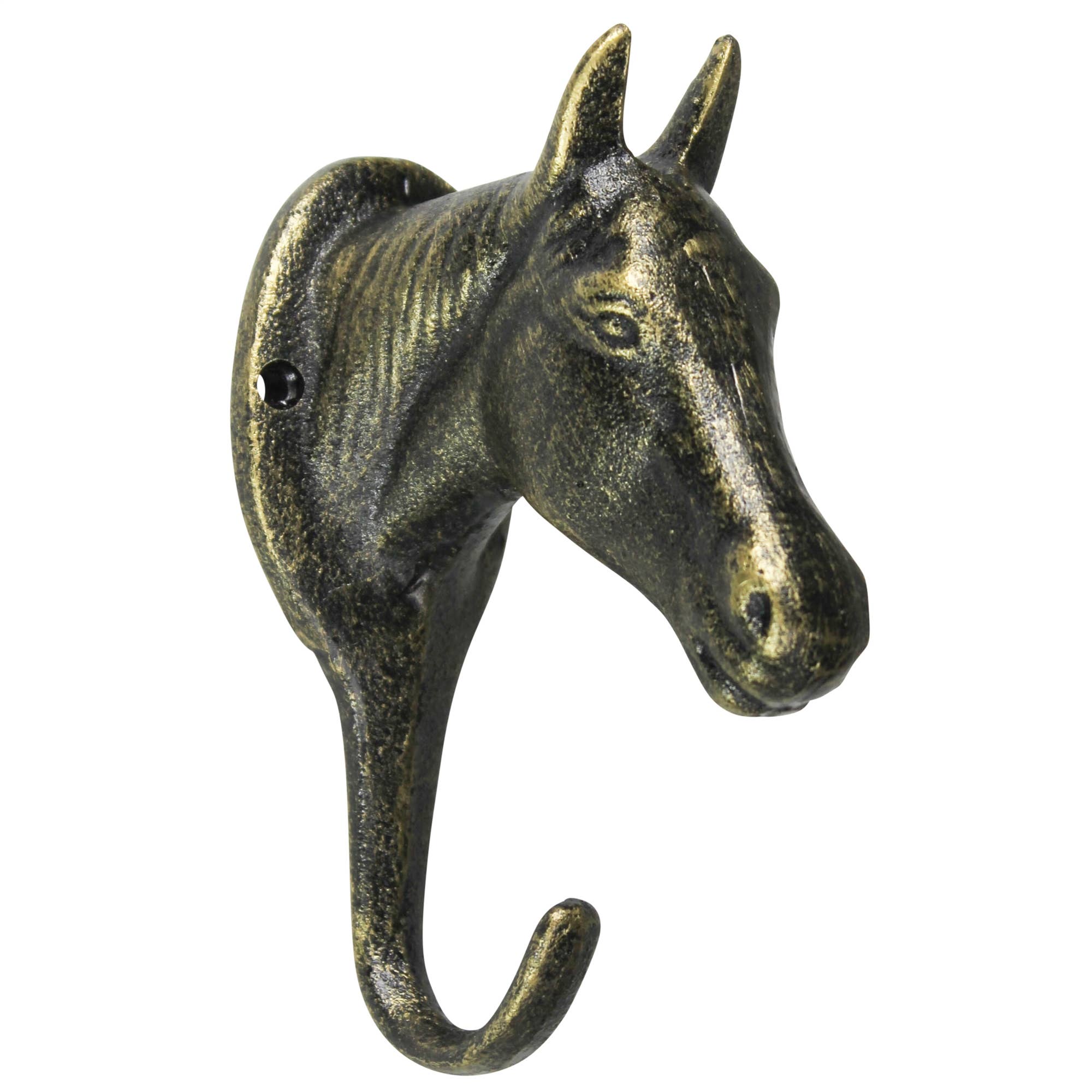 Horse Wall Hook, Bronze / Cast Iron - FORD + ELM