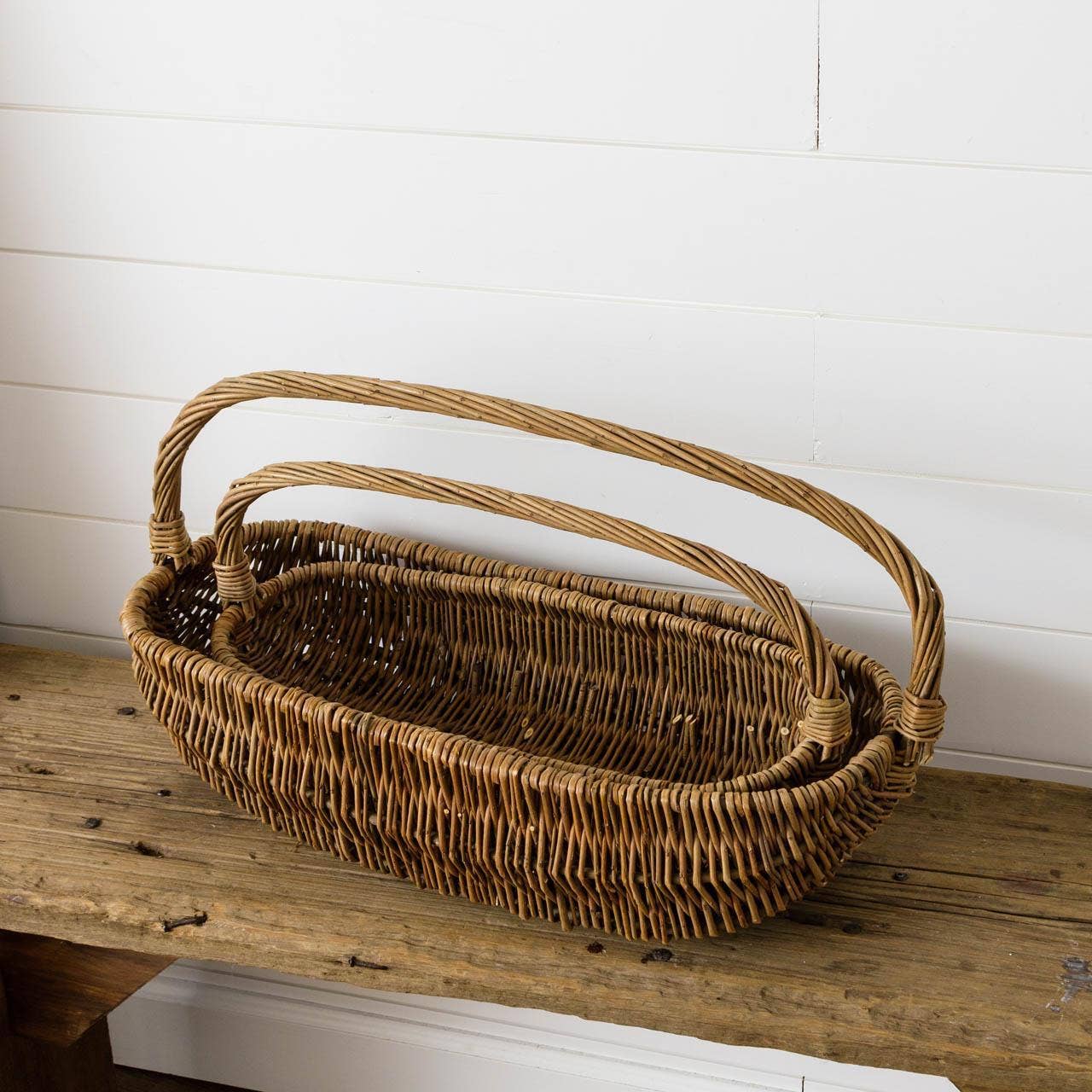 Oval Wicker Basket