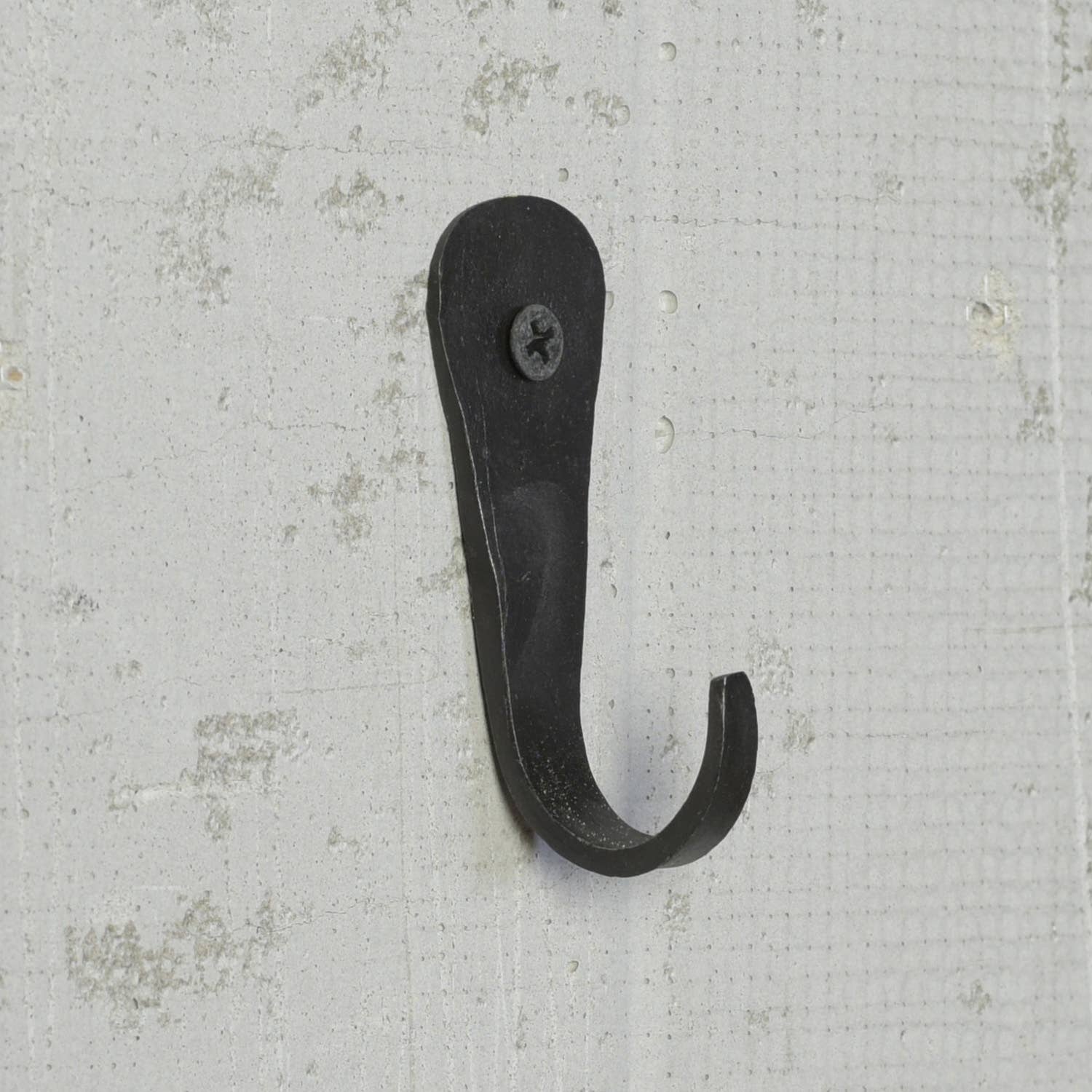 Forged Hook, Iron - Black - FORD + ELM