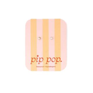 Mini Pearl Stud Earrings - Hypoallergenic, Flat Back