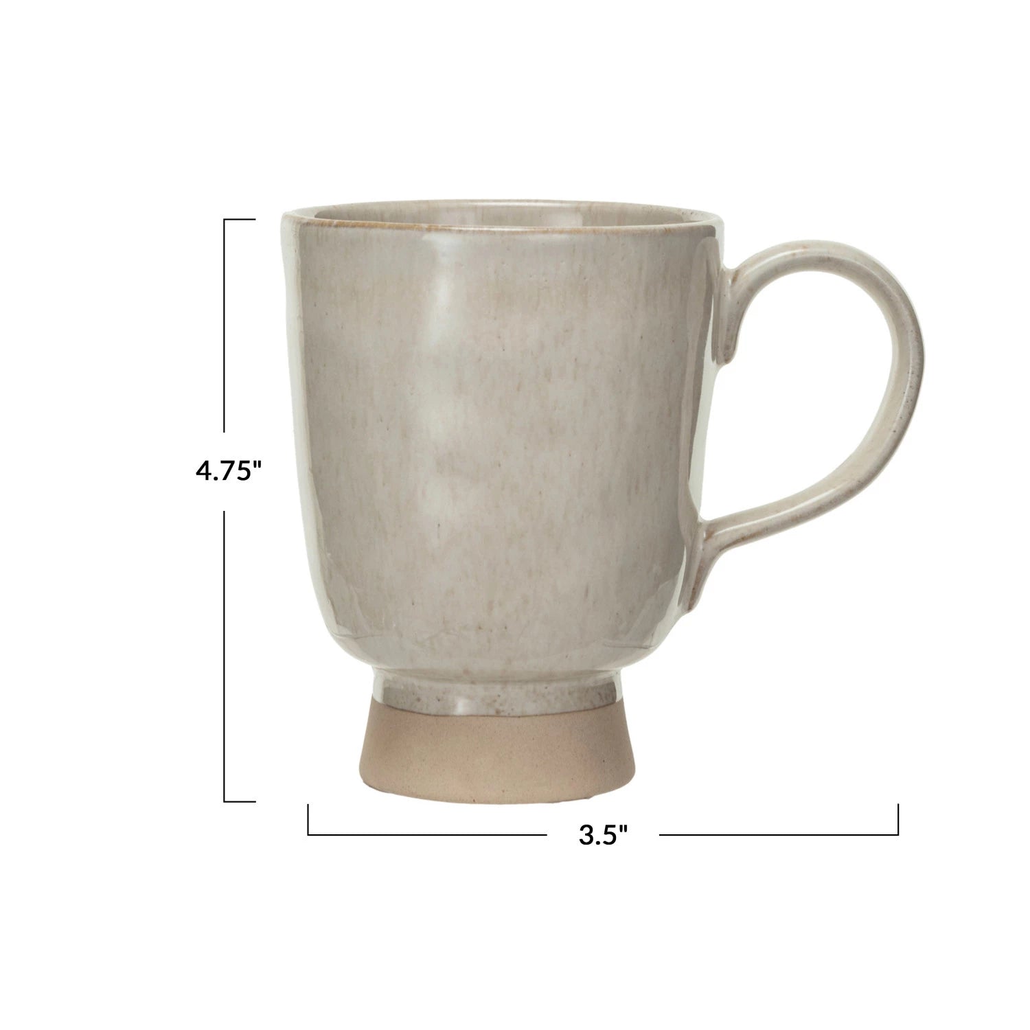 Stoneware Footed Mug - FORD + ELM