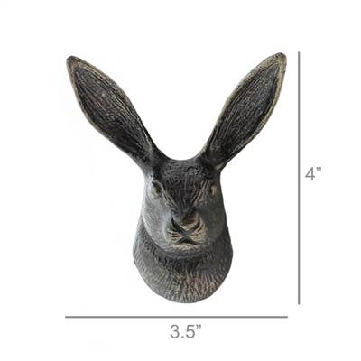 Hare Wall Hook - Cast Iron - FORD + ELM