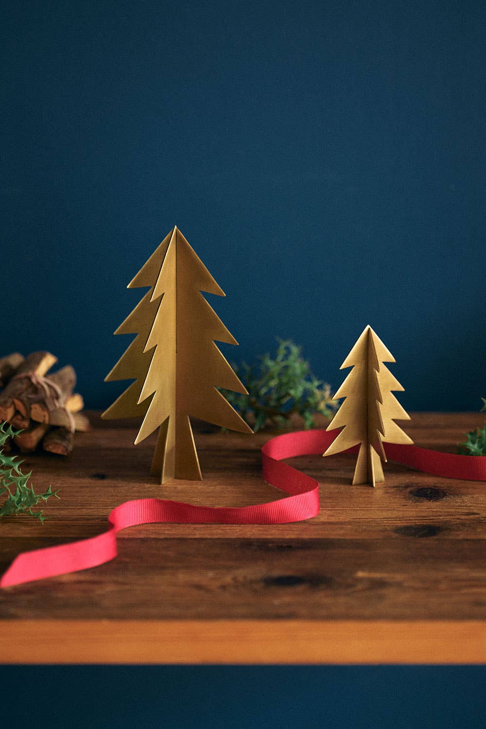 Brass Christmas Tree, Medium