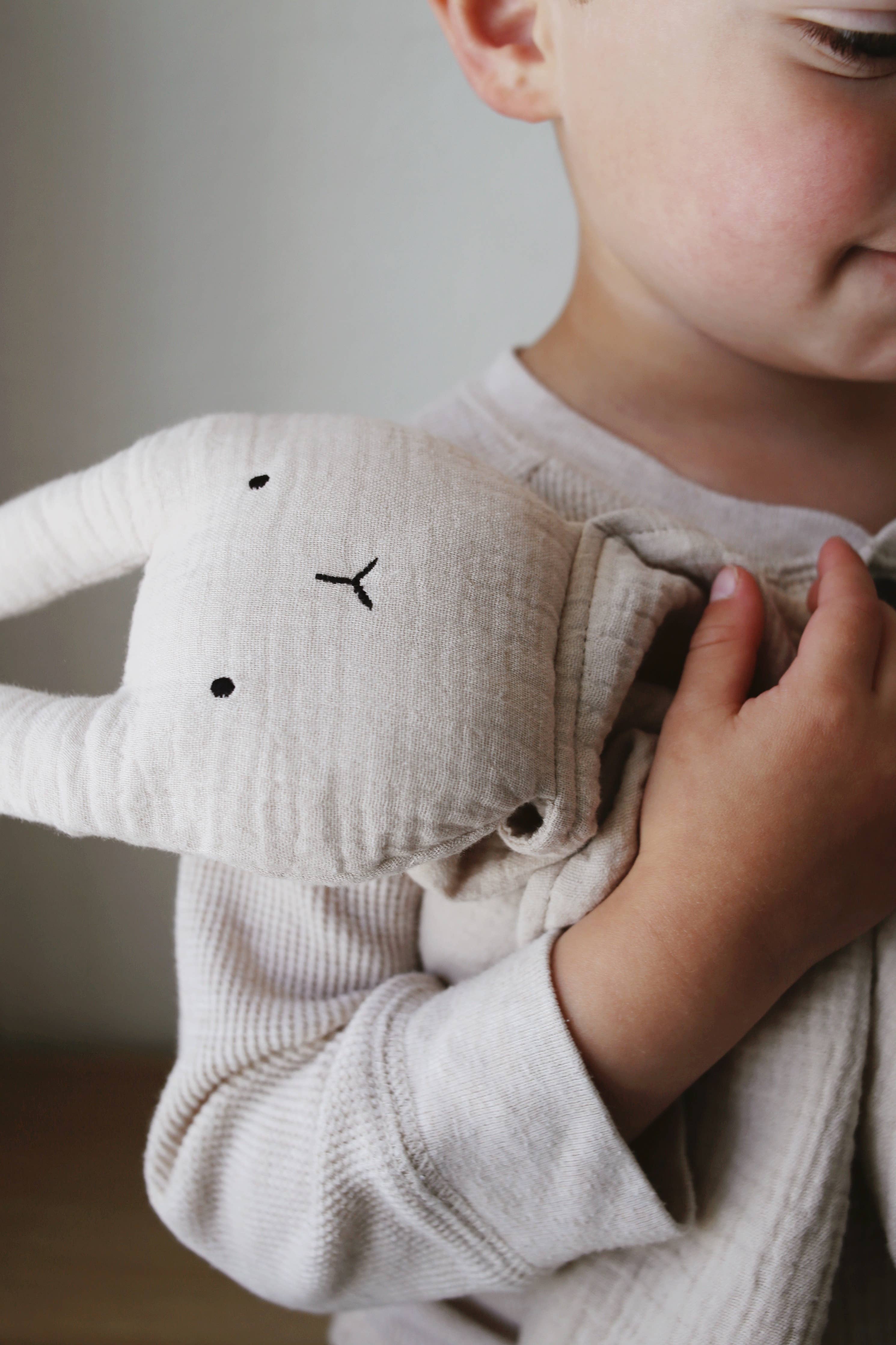 Bunny Lovey Blanket, Natural Sand - FORD + ELM