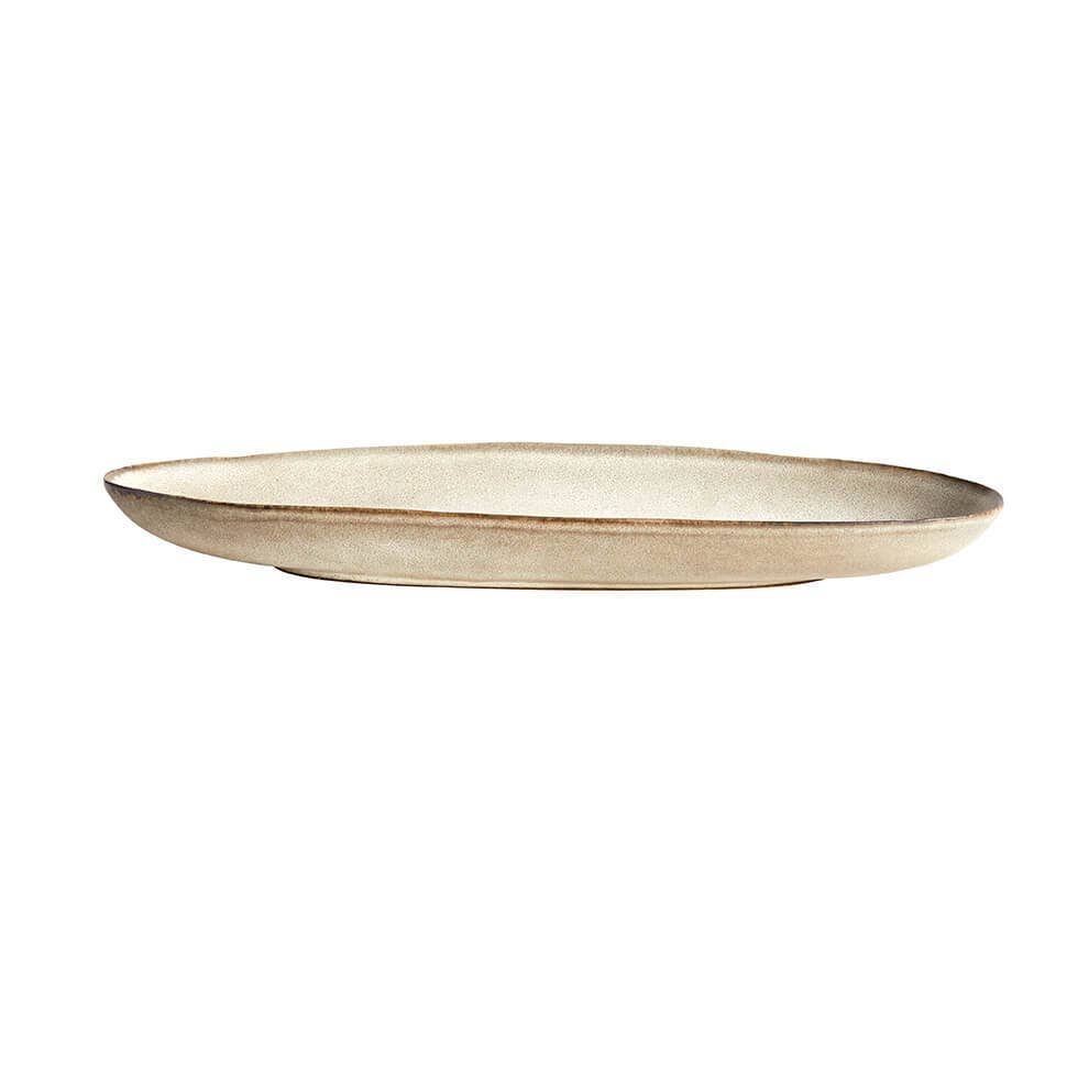 Ceramic Oval Tray, Oyster - FORD + ELM