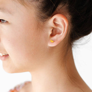 Lemon Stud Earrings - Hypoallergenic