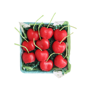 Beeswax Cherry Birthday Candles