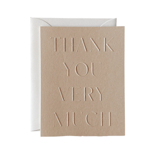 Thank You Greeting Card