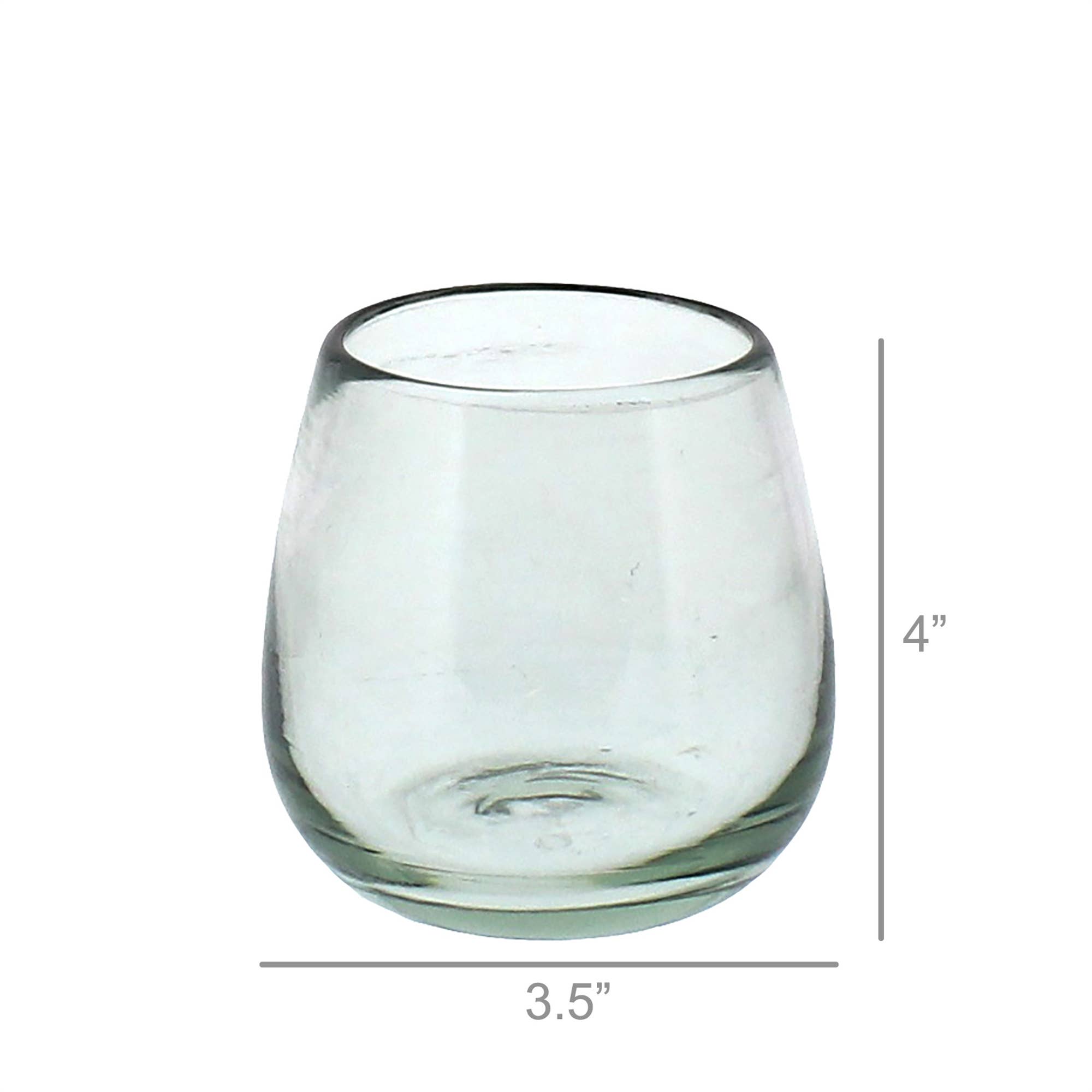 Cantina Recycled Glass Stemless Wine Glass - FORD + ELM