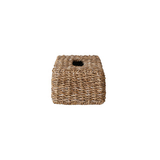 Hand-woven Seagrass Tissue Holder