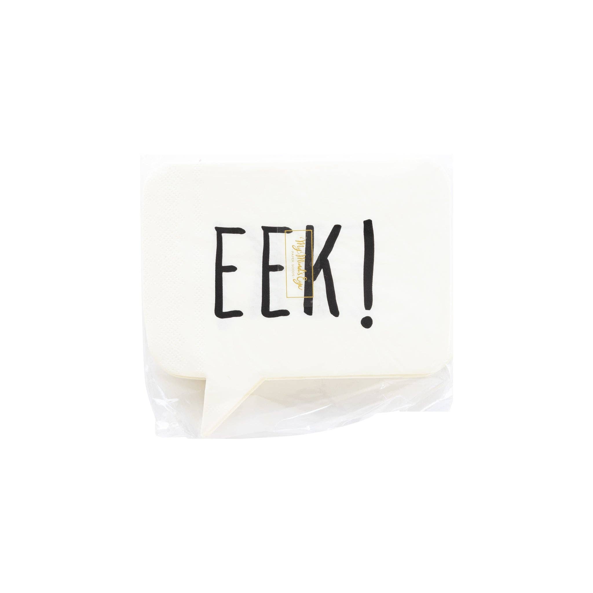 Eek! Shaped Dinner Napkin, 24 Pack