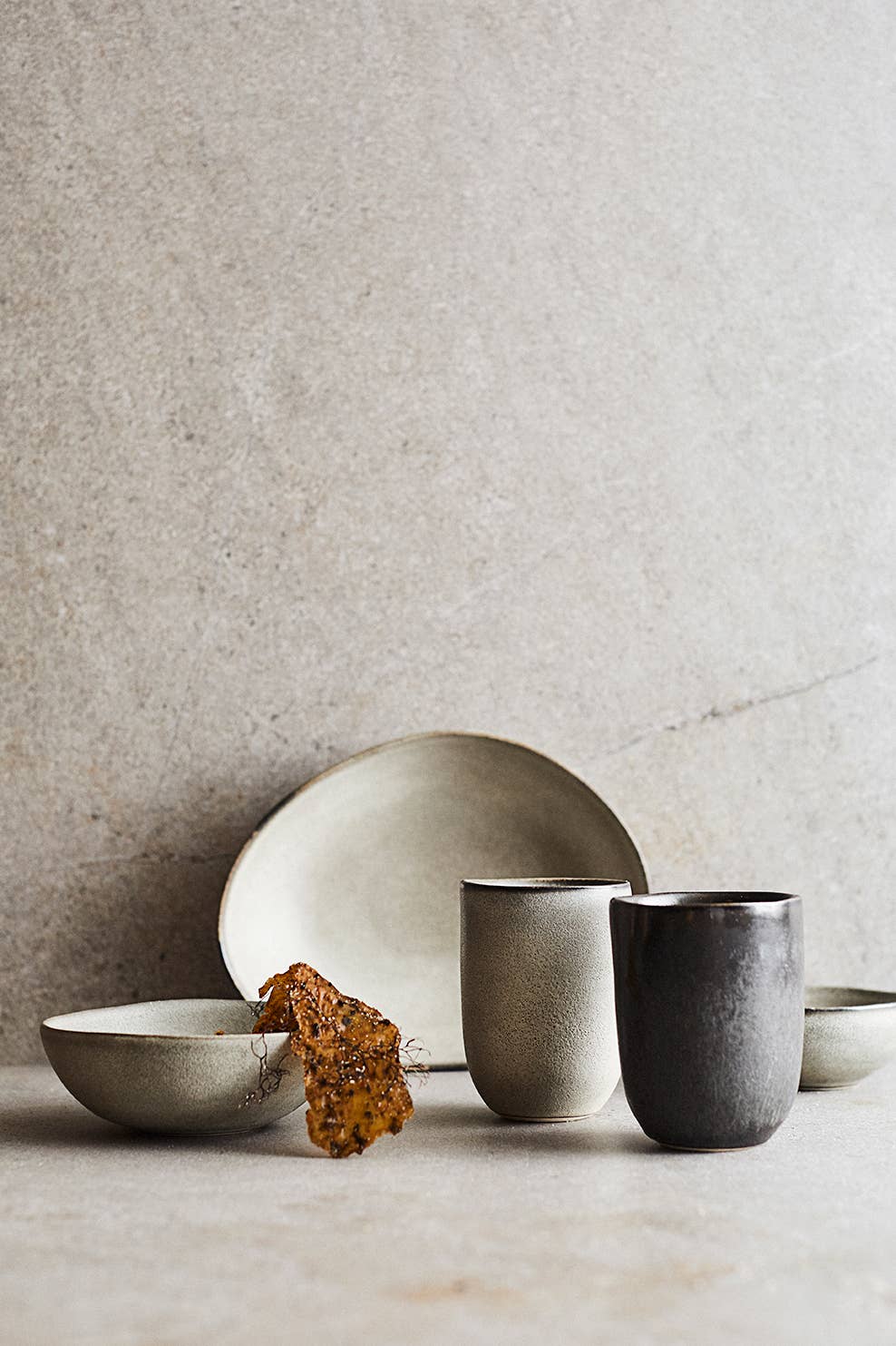 Ceramic Mame Cup, Oyster - FORD + ELM