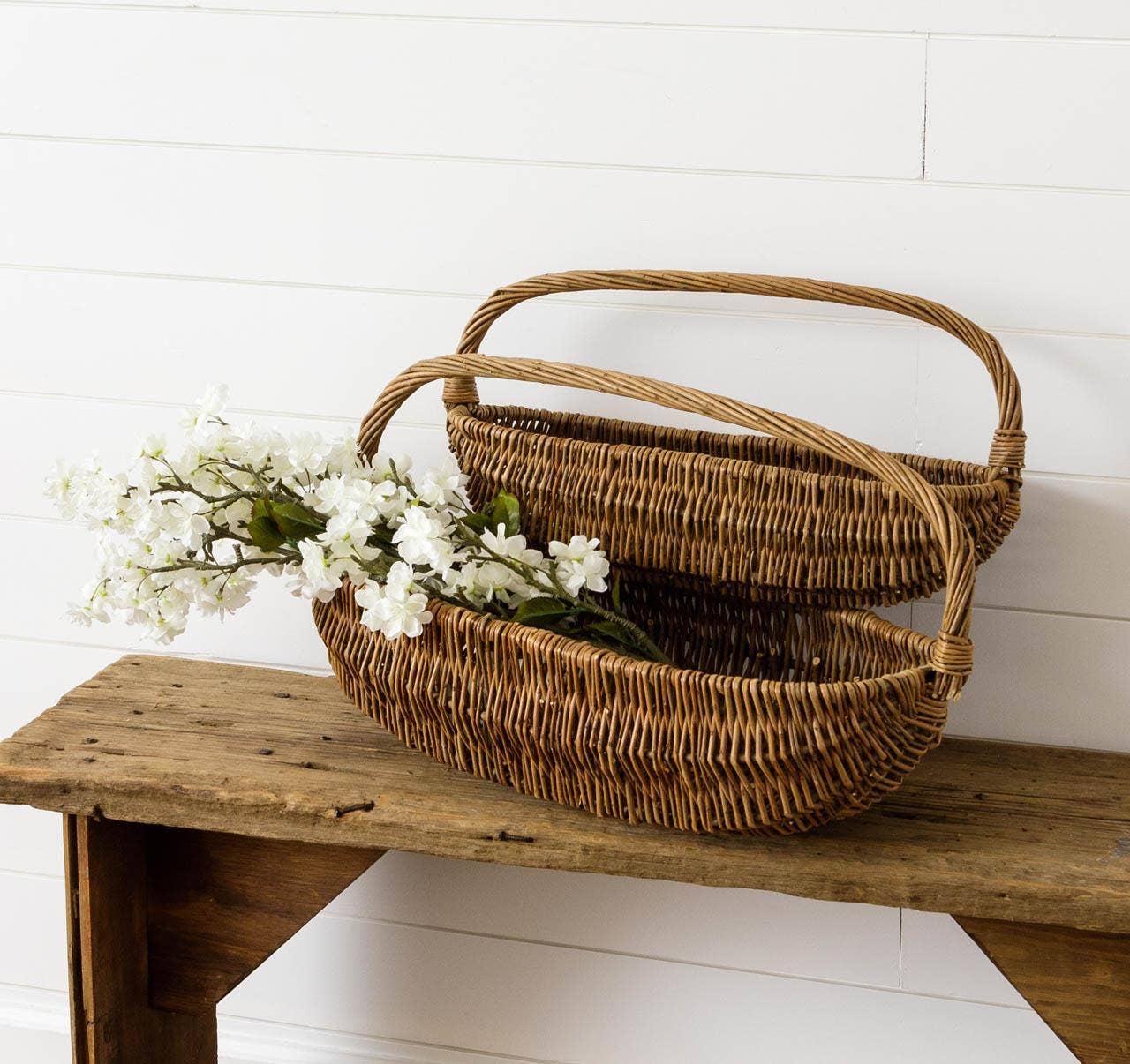 Oval Wicker Basket