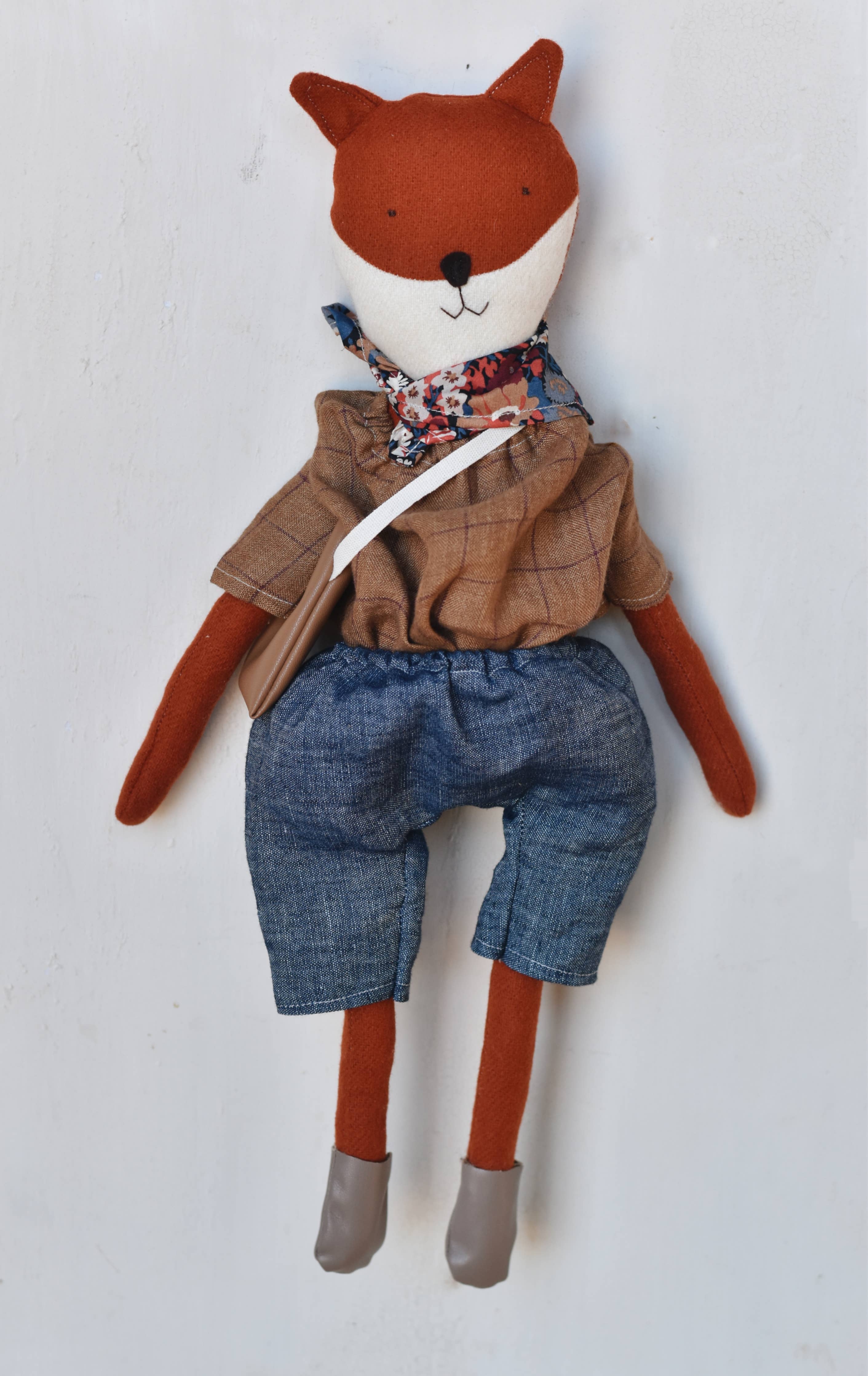 Handmade Florette Fox Doll - FORD + ELM