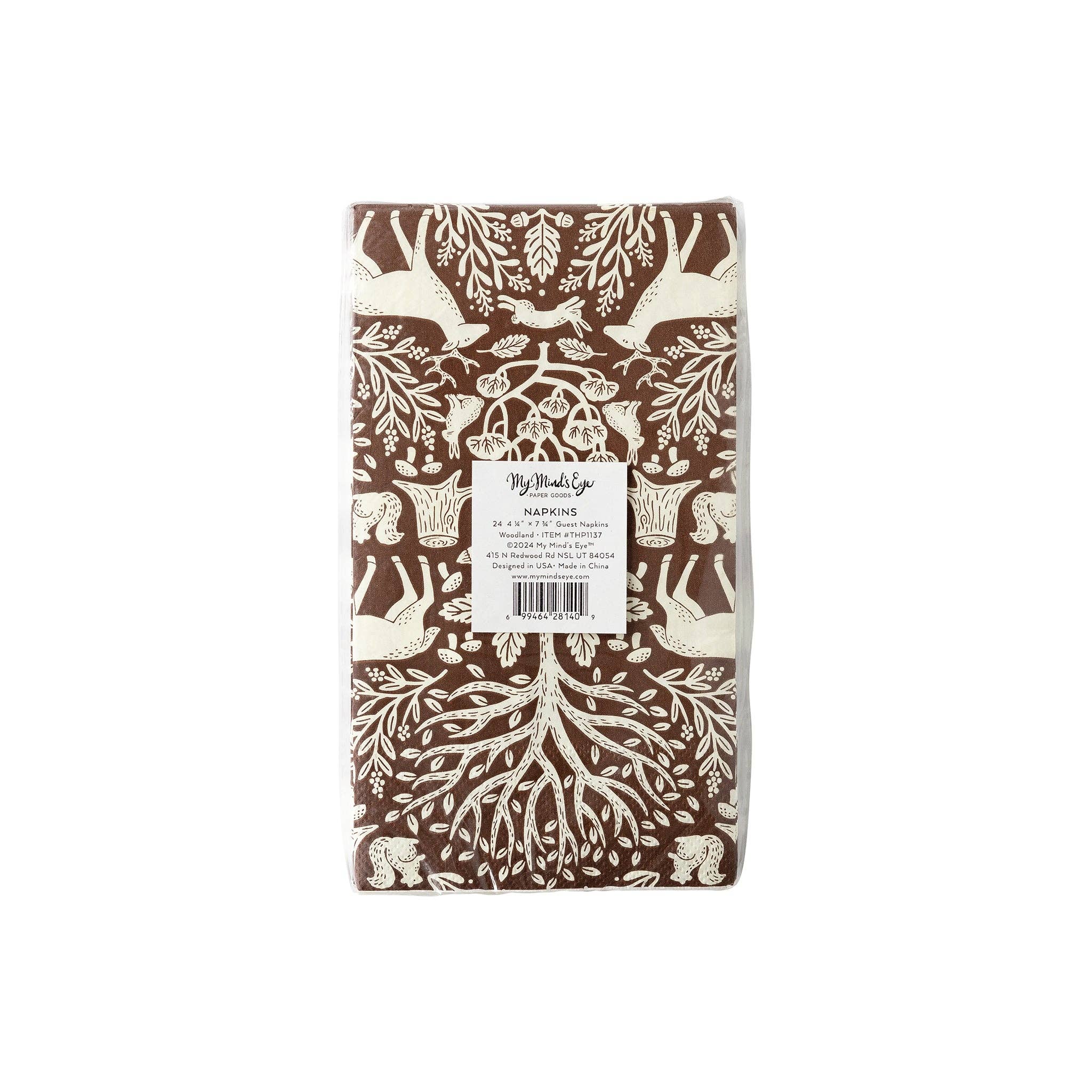 Woodland Toile Napkin, 24 Pack