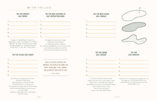 Ultimate Golf Journal
