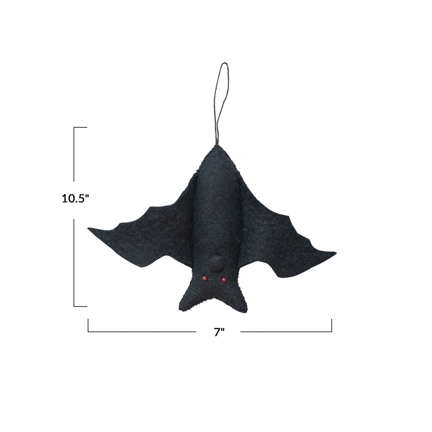 Handmade Wool Felt Bat Ornament - FORD + ELM