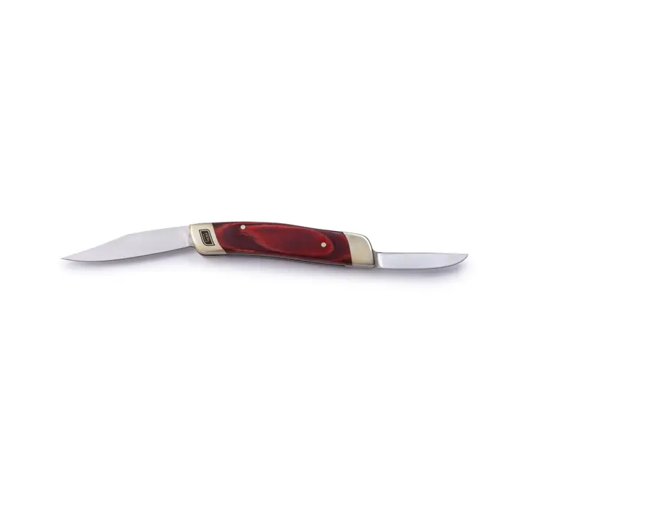 Whittler Knife - Double Blade - Red