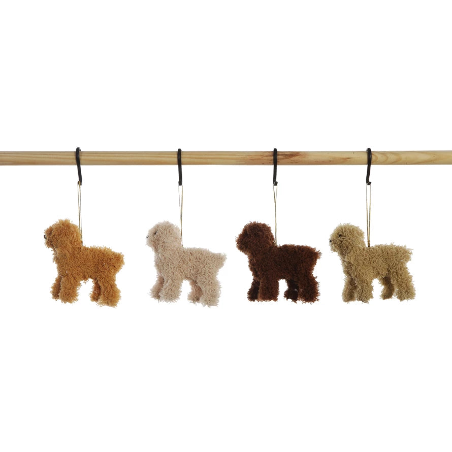 Furry Poodle Ornament - FORD + ELM