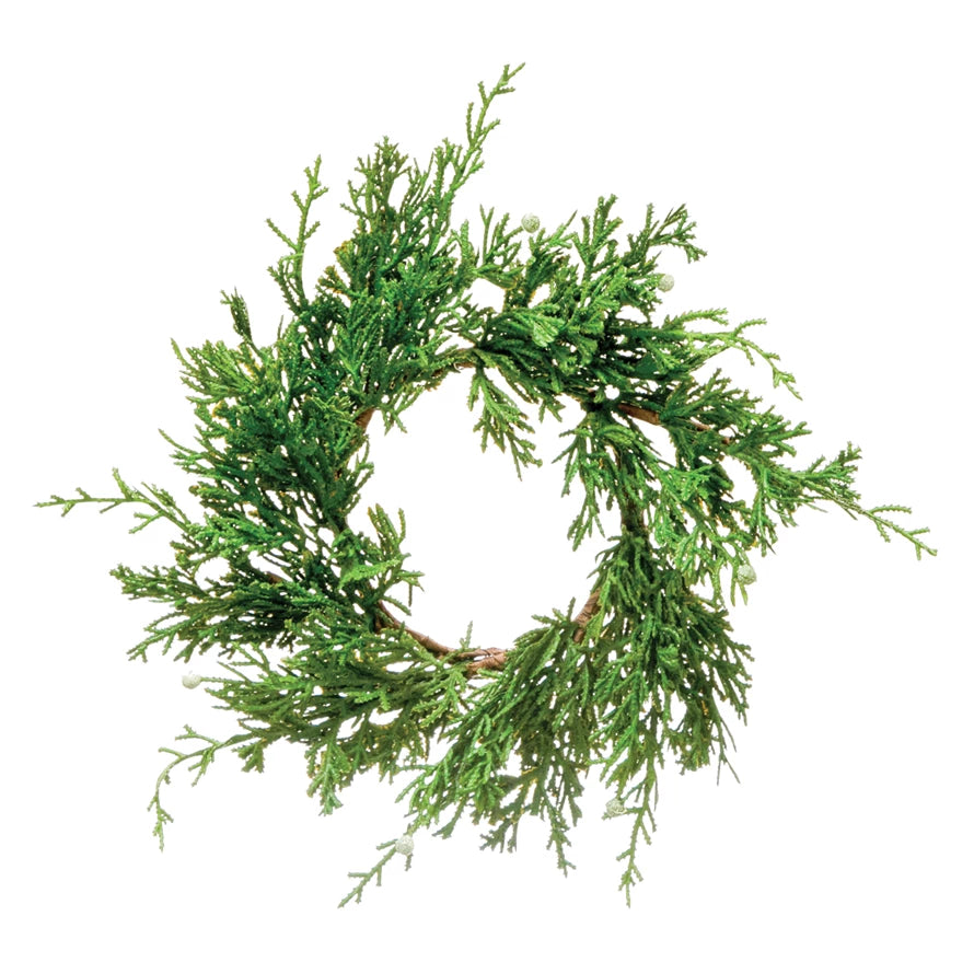 Faux Juniper Wreath - FORD + ELM