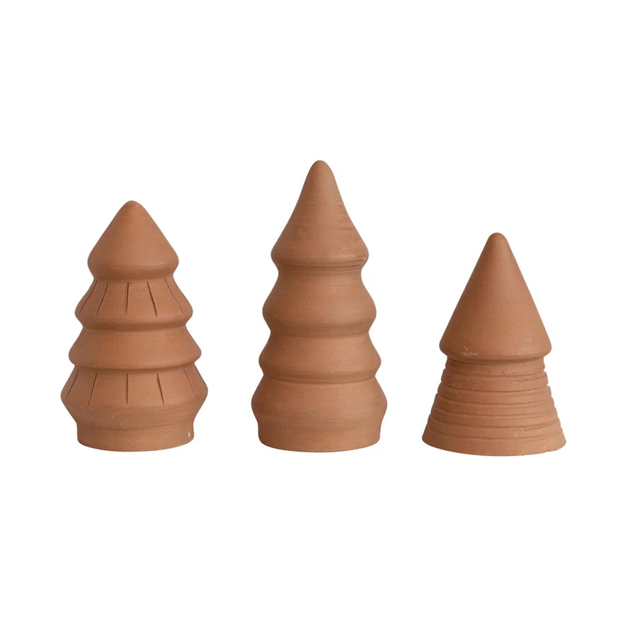 Terracotta Trees, Set of 3 - FORD + ELM