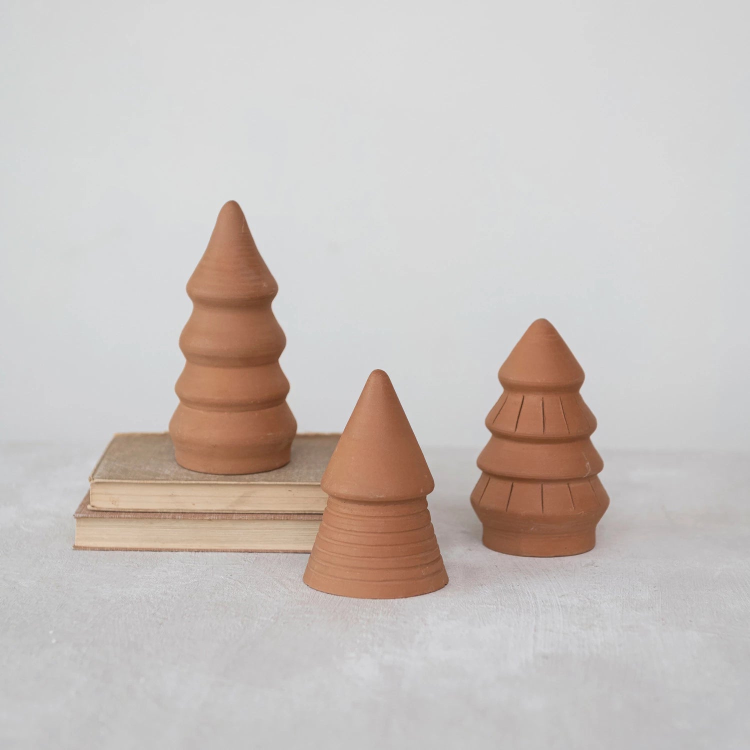 Terracotta Trees, Set of 3 - FORD + ELM