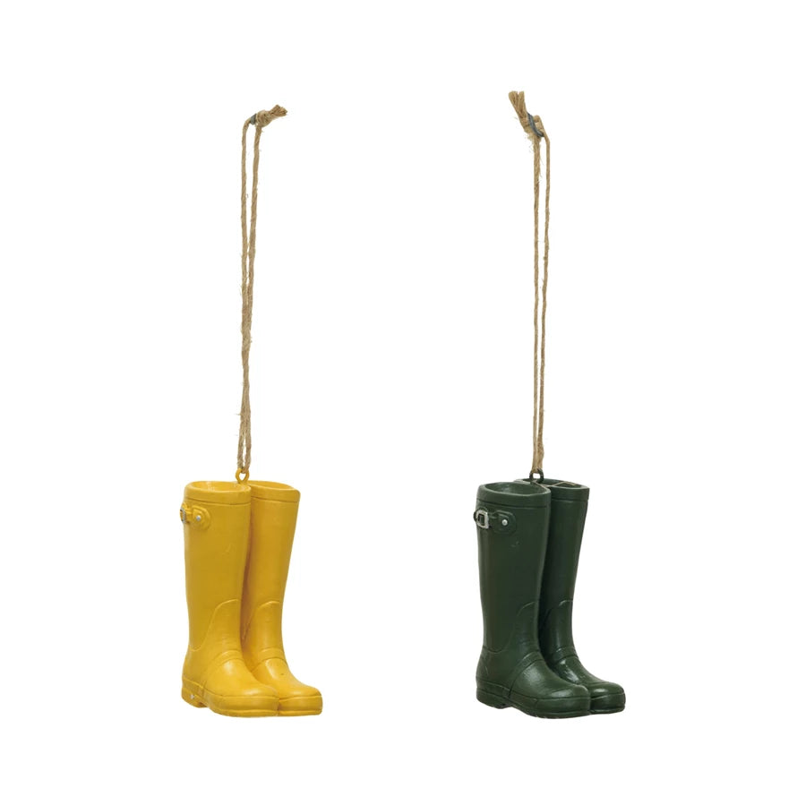 Resin Rain Boots Ornament - FORD + ELM