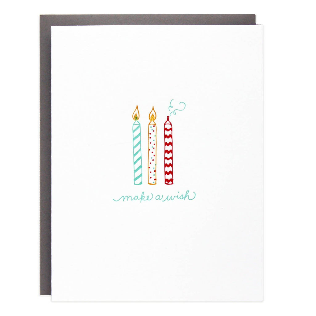 Make A Wish Candles Greeting Card