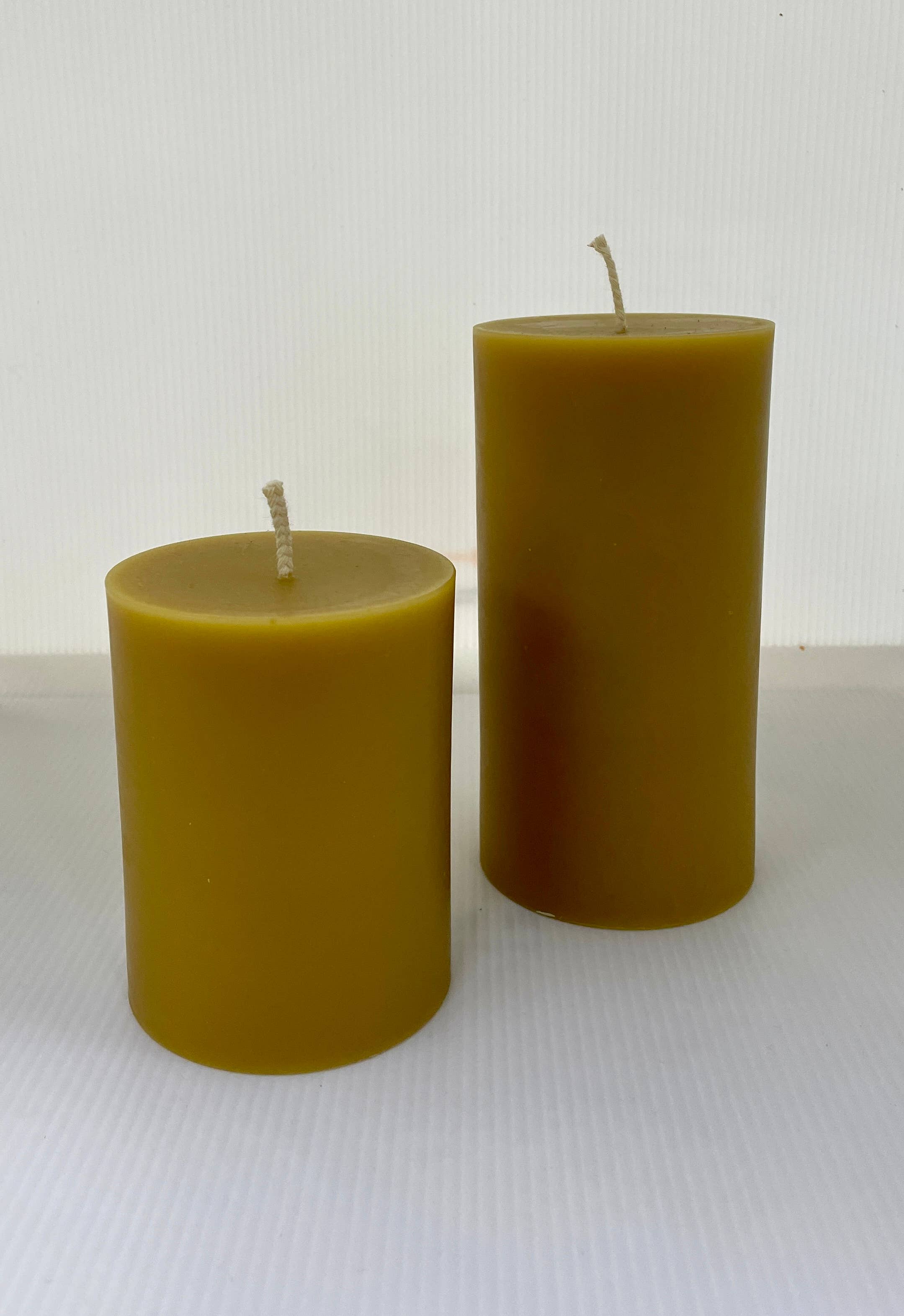 Pillar Candle -Burnt Amber - 3X4