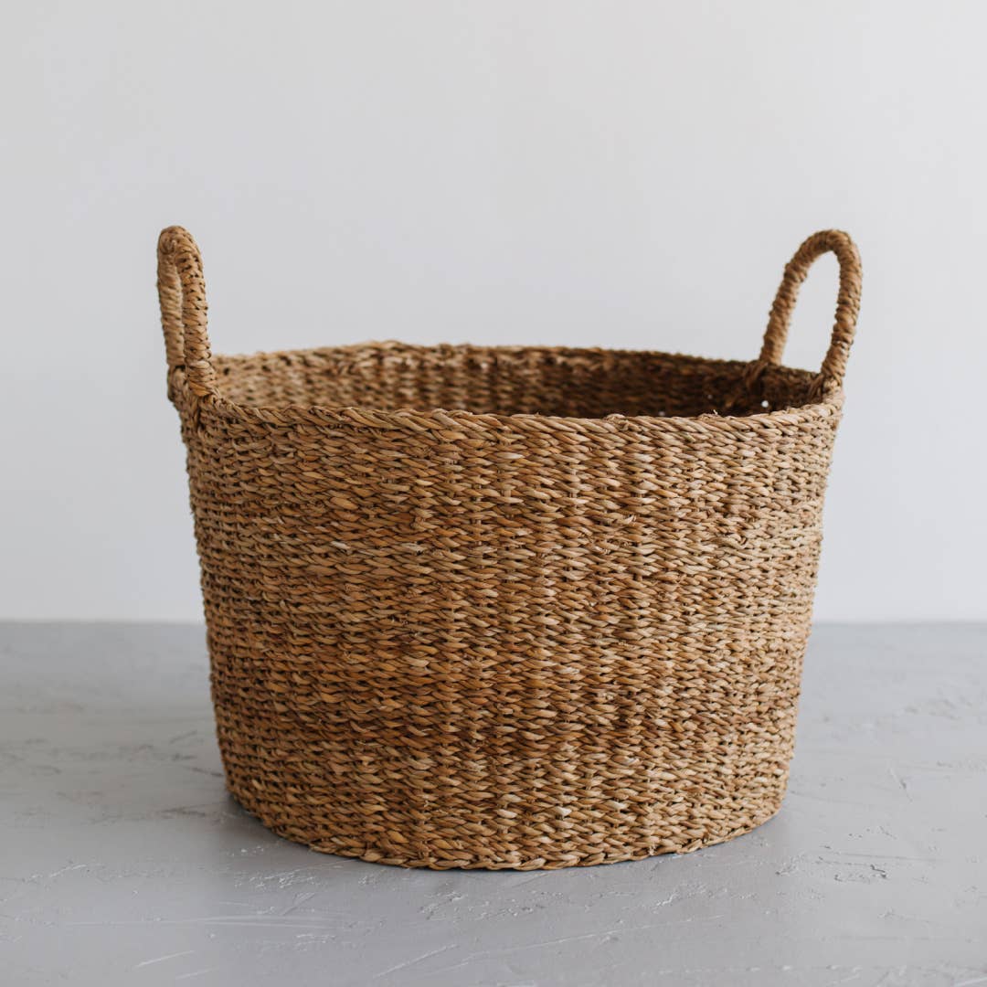 Round Laundry Basket, harvest