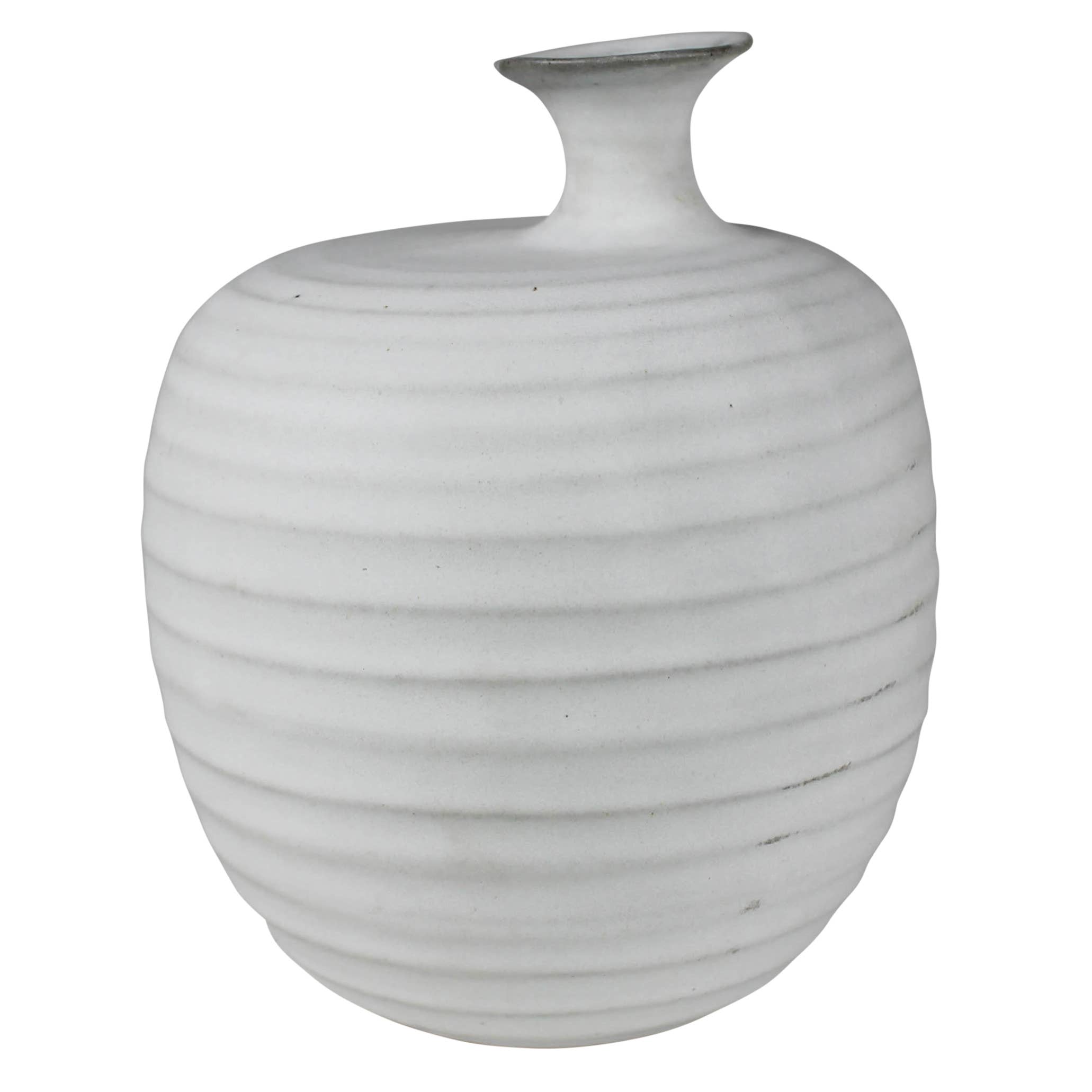 Eleo Vase with Neck, Ceramic - Sm - FORD + ELM