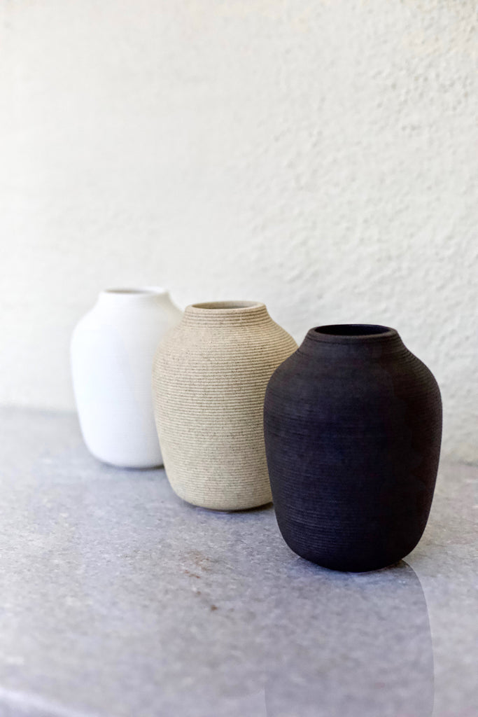 Small Arrangement Vase - Natural Clay