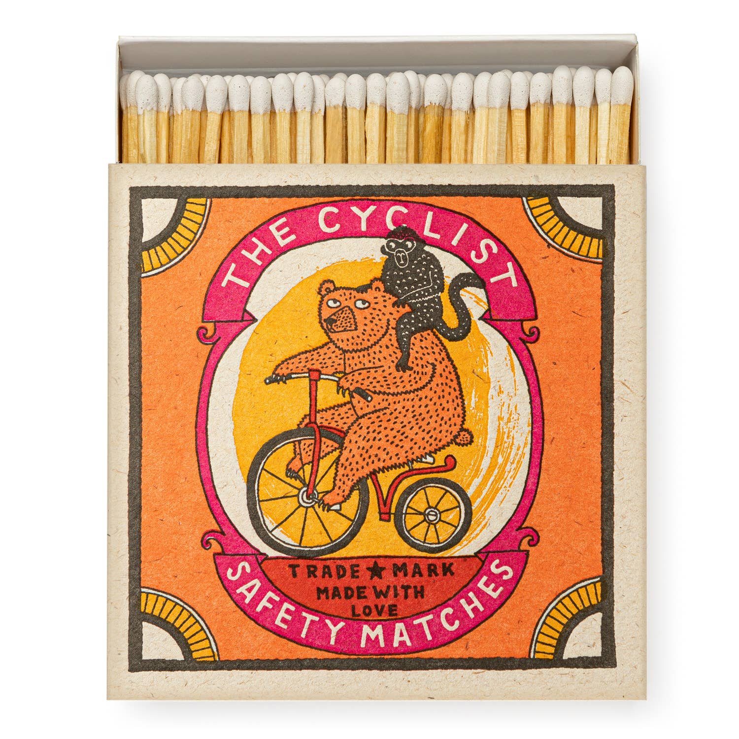 The Cyclist Square Matchbox - FORD + ELM