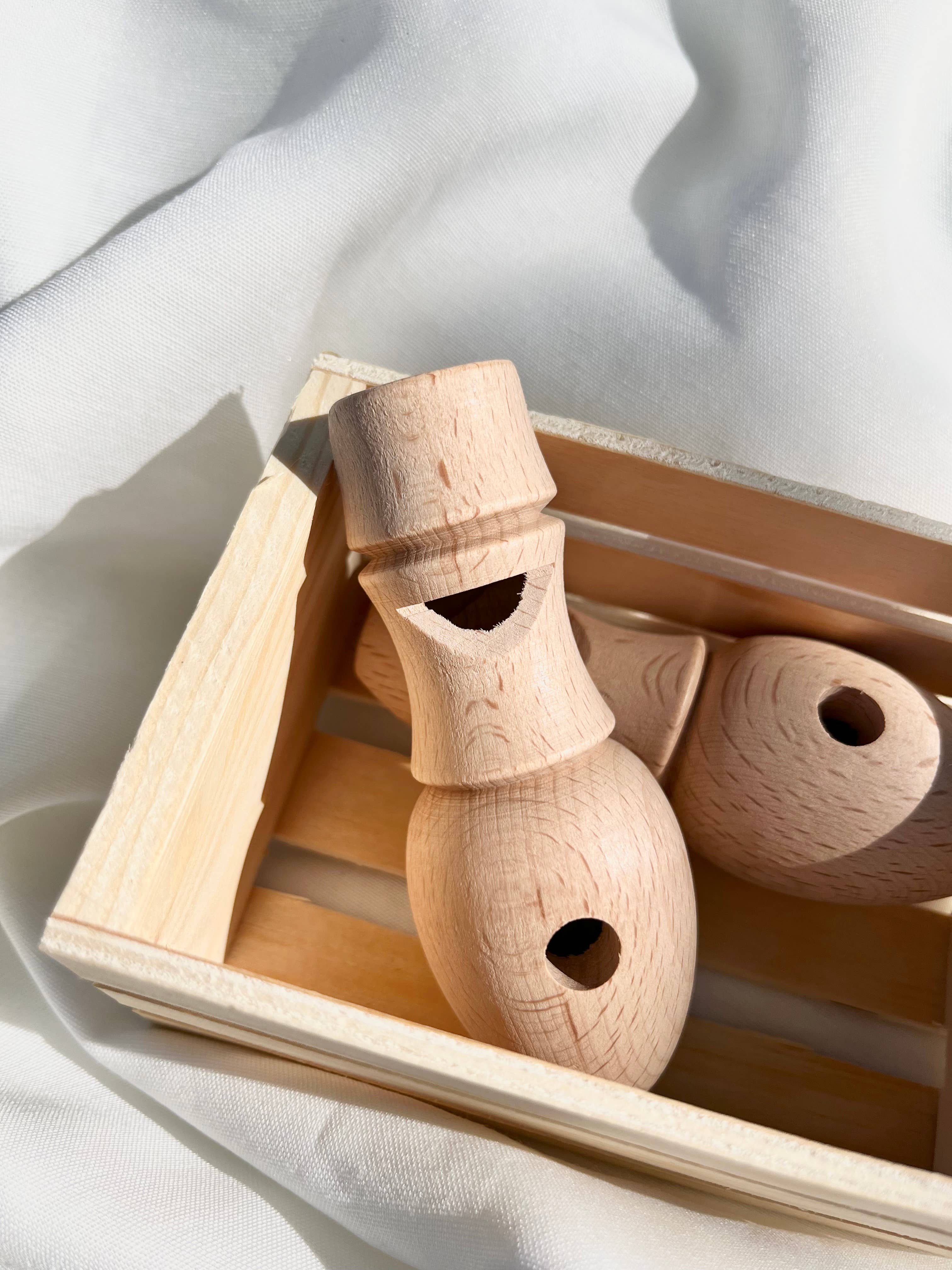 Handmade Wooden Bird Whistle Toy - FORD + ELM